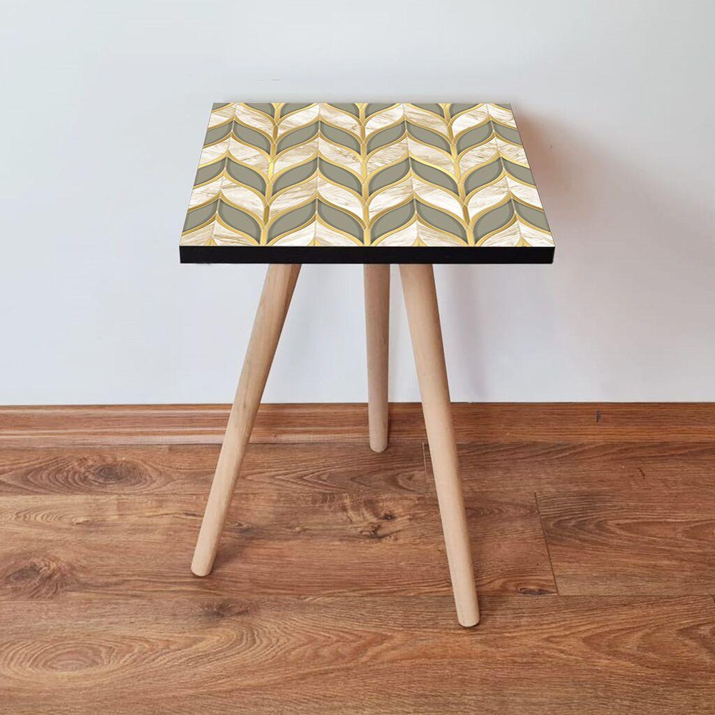 Маса Hanah Home Club Shp137, 35x42x35 см, шарена