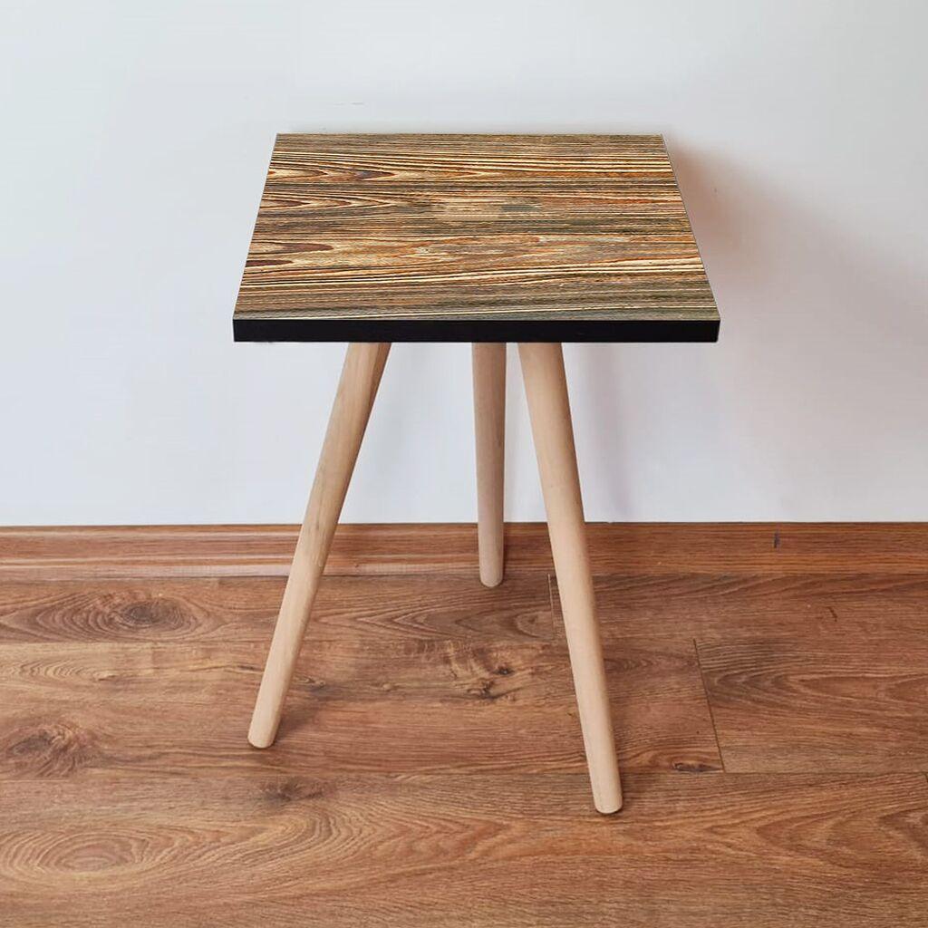 Маса Hanah Home Club Shp345, 35x42x35 см, кафеава