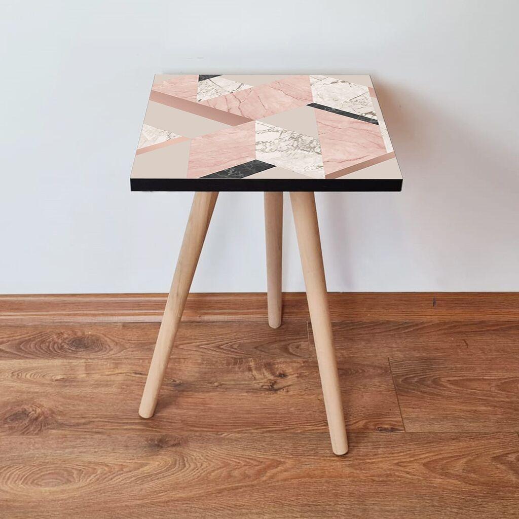 Маса Hanah Home Club Shp317, 35x42x35 см, шарена