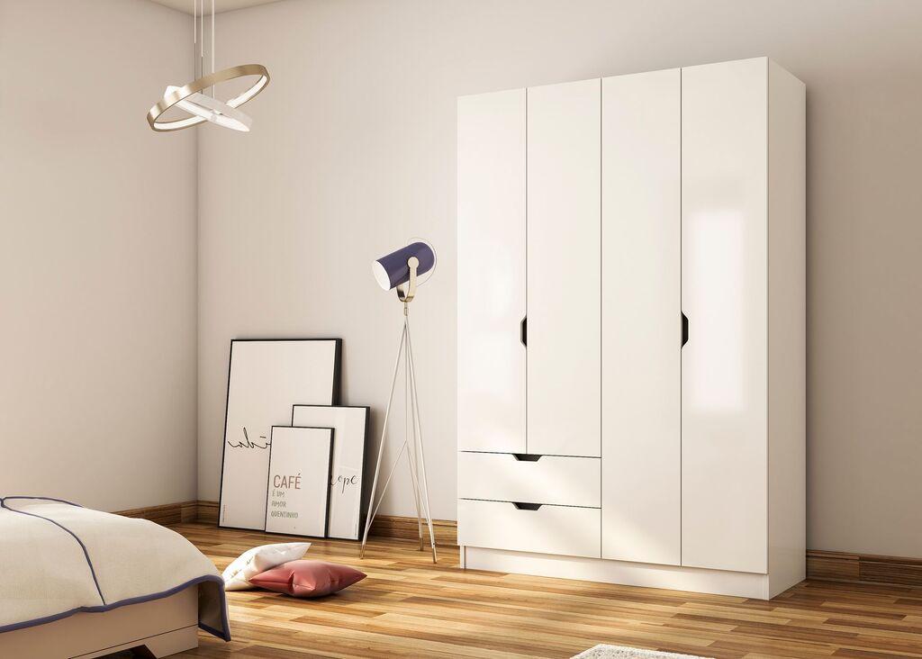 Гардеробер Hanah Home Rb-156, 120x180x45 см, бел