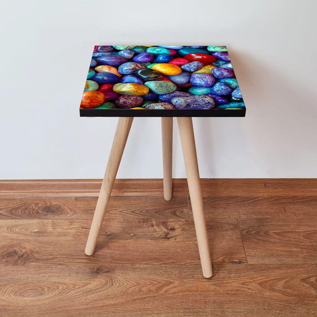 Маса Hanah Home Club Шп18, 35x42x35 см, шарена