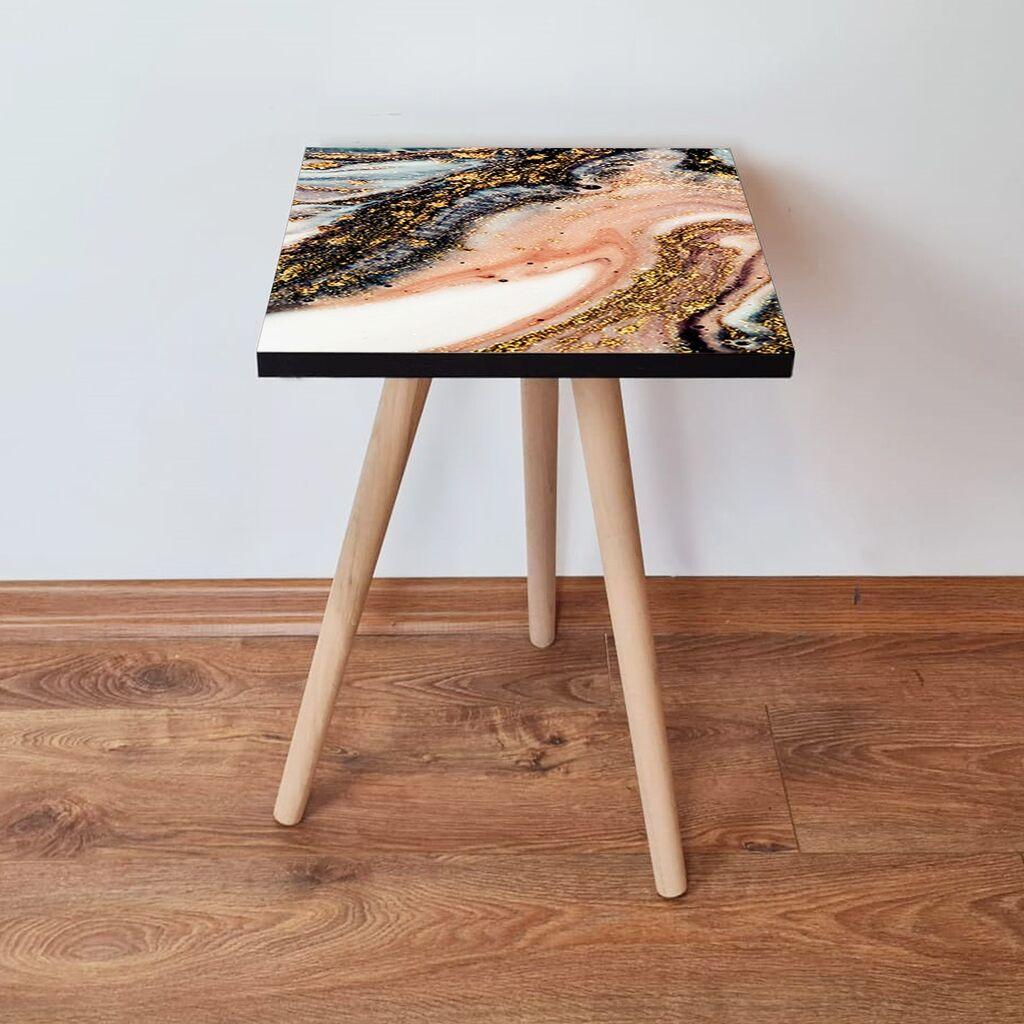 Маса Hanah Home Club Shp147, 35x42x35 см, шарена