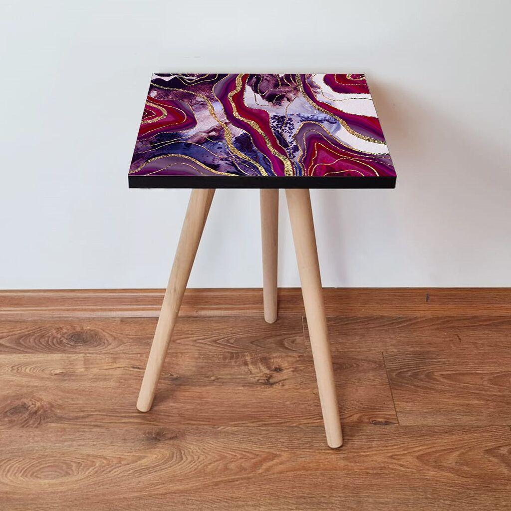 Маса Hanah Home Club Shp249, 35x42x35 см, шарена