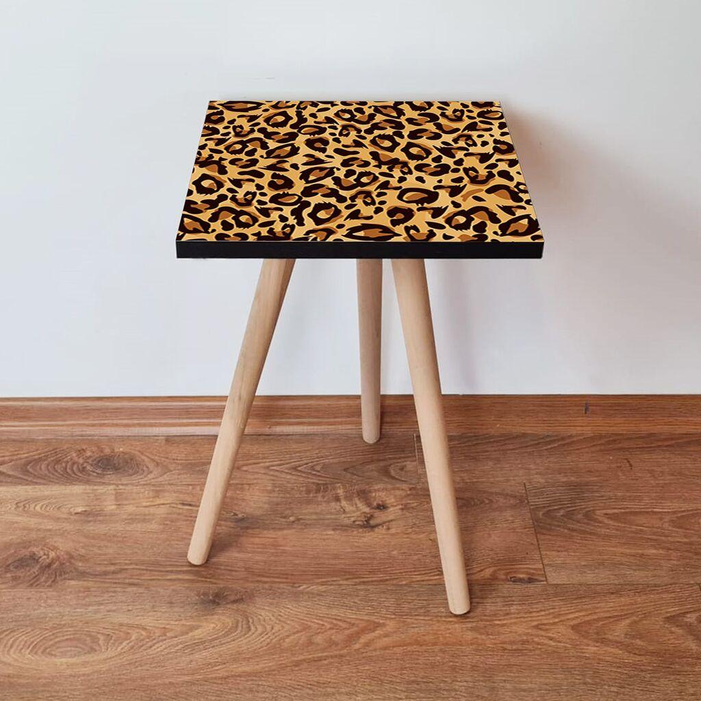 Маса Hanah Home Club Shp151, 35x42x35 см, кафеава