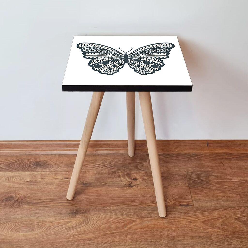 Маса Hanah Home Club Shp12, 35x42x35 см, бела