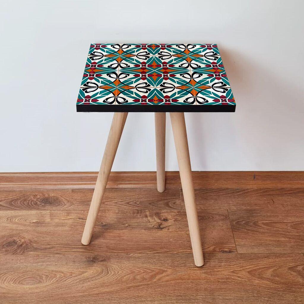 Маса Hanah Home Club Shp28, 35x42x35 см, шарена