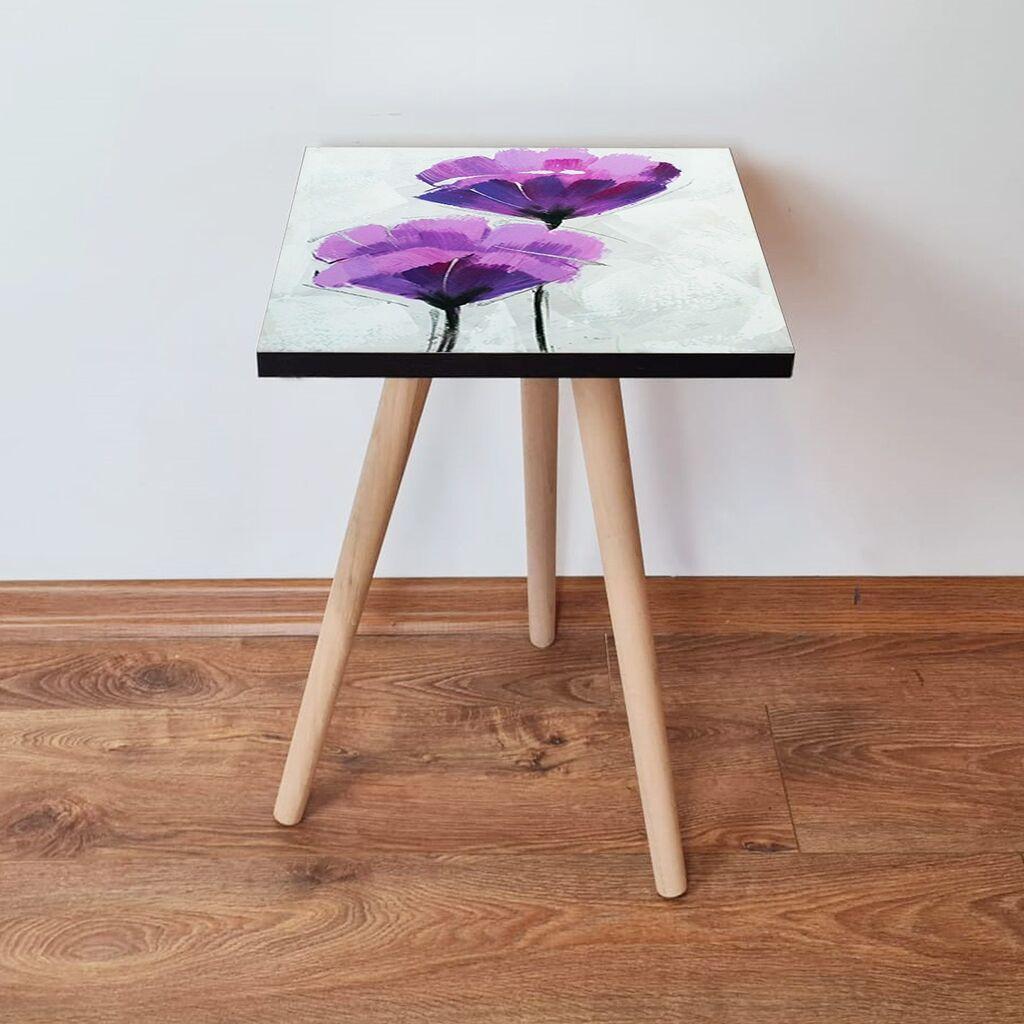 Маса Hanah Home Club Shp311, 35x42x35 см, светло сива