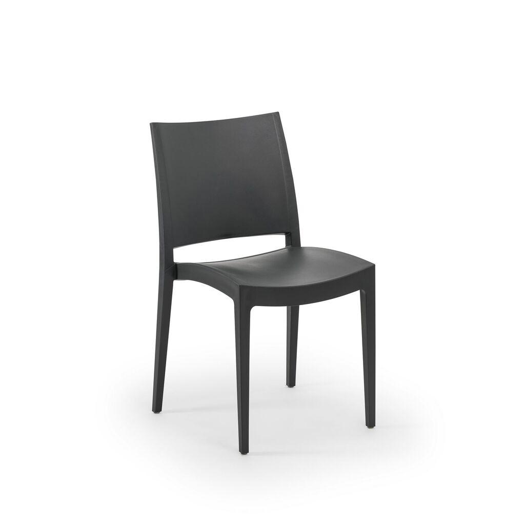 Комплет столчиња Hanah Home Specto, 65x48x102 см, 4 парчиња, темно сива боја