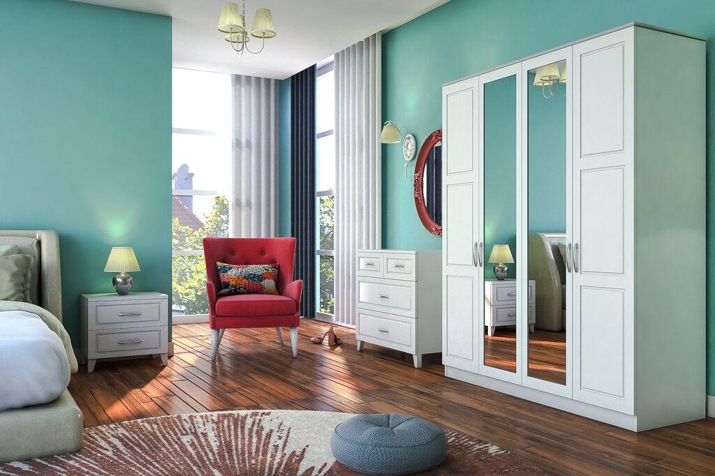 Гардеробер Hanah Home Rb-163, 140x184x52 см, бел