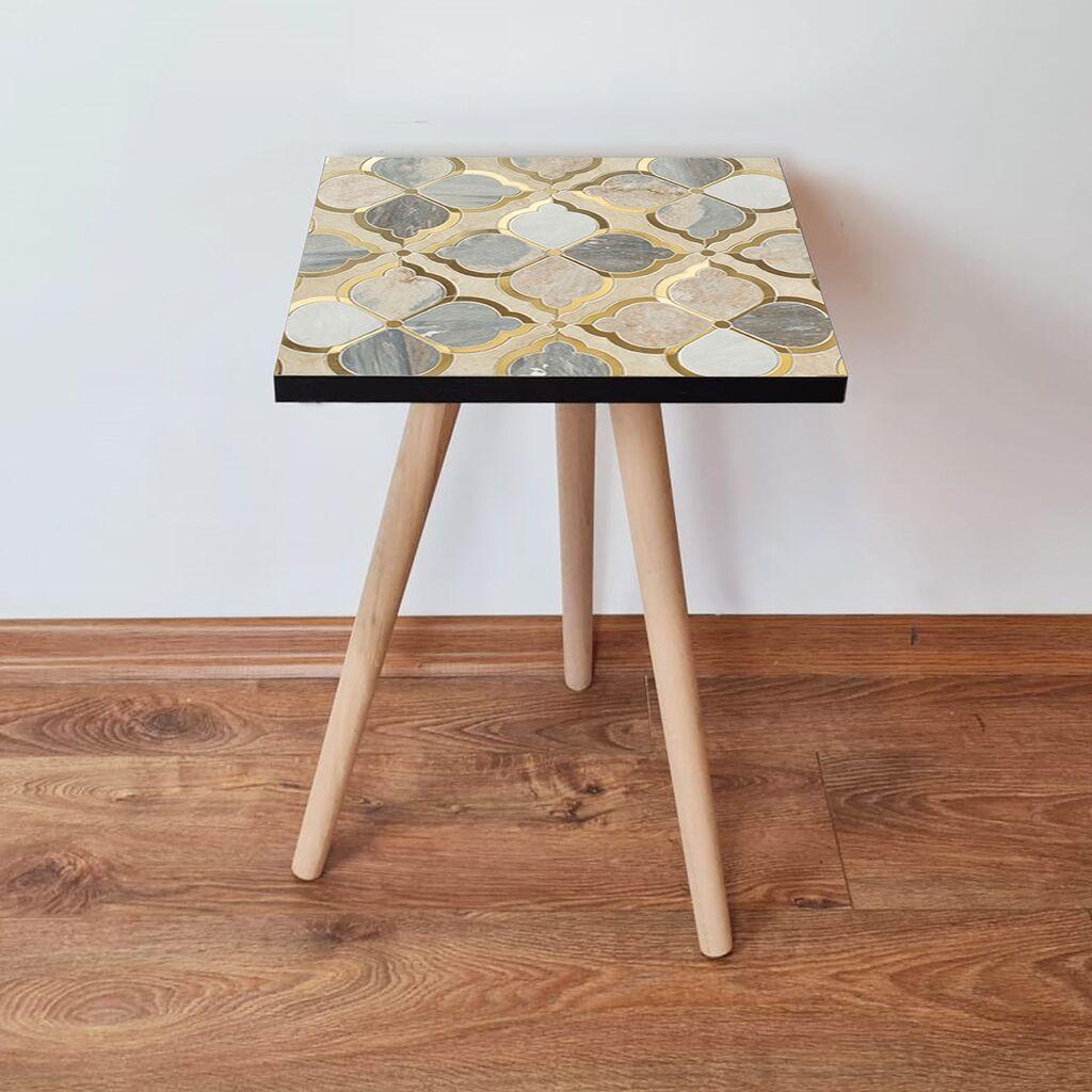 Маса Hanah Home Club Shp136, 35x42x35 см, шарена