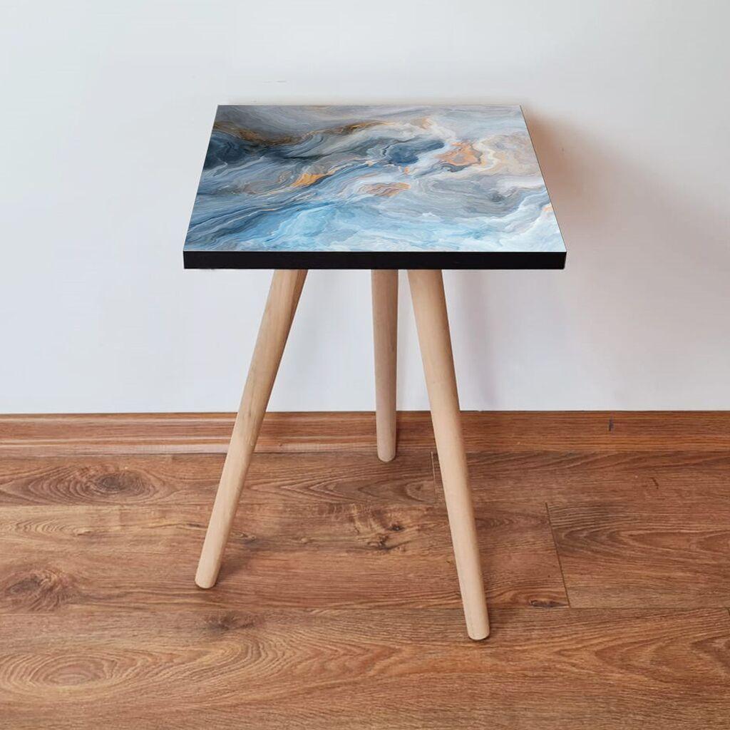 Маса Hanah Home Club Shp178, 35x42x35 см, сина