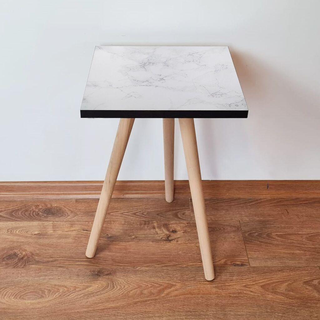 Маса Hanah Home Club Shp341, 35x42x35 см, бела