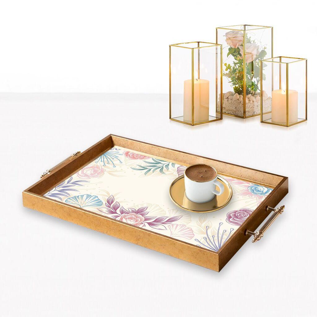 Послужавник Aberto Design TPEA9793 50 x 29 x 3,5 см, шарен