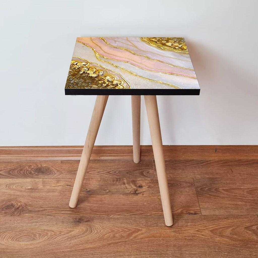 Маса Hanah Home Club Shp293, 35x42x35 см, шарена