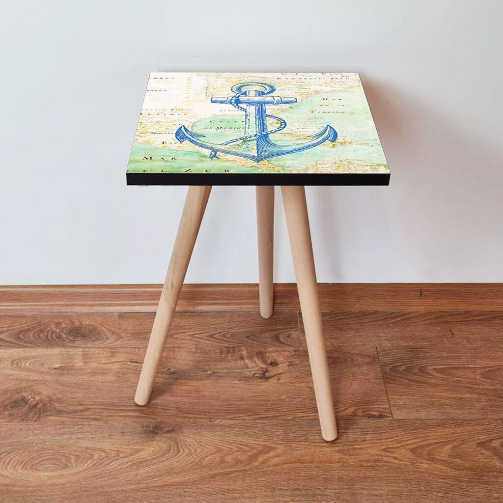 Маса Hanah Home Club Shp313, 35x42x35 см, шарена