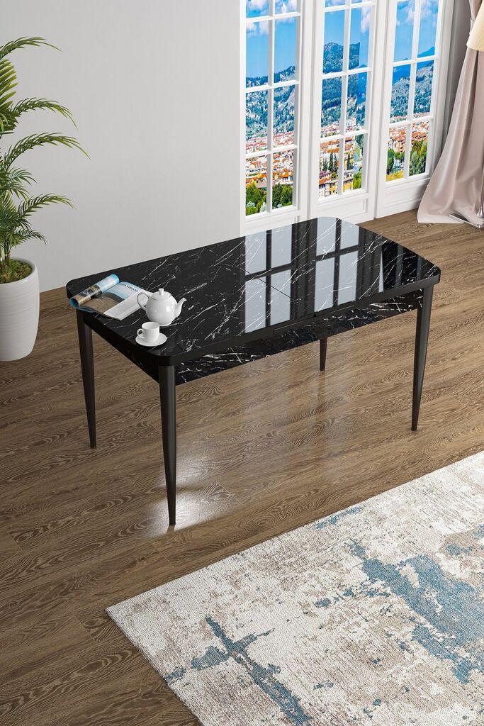 Трпезариска маса Hanah Home Han, 114x78x70 см, кафеава