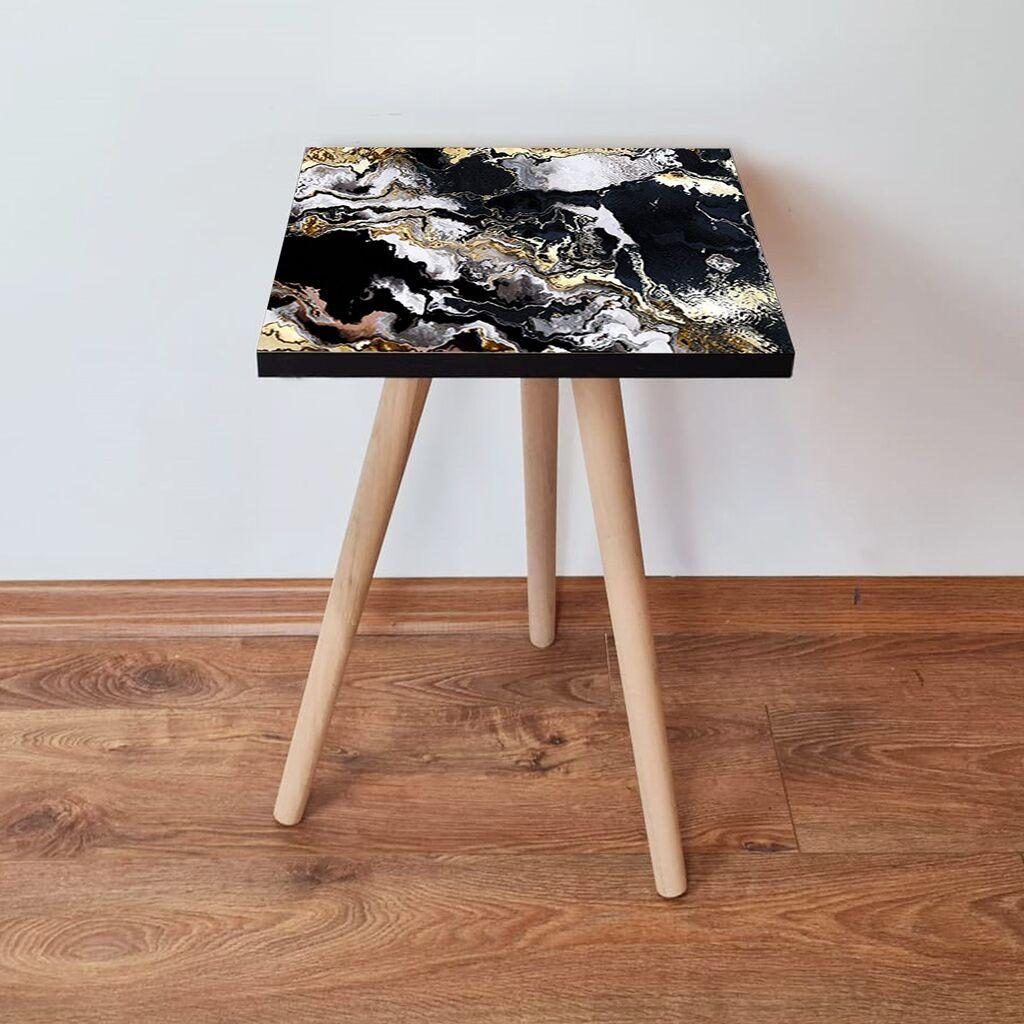 Маса Hanah Home Club Shp159, 35x42x35 см, црна