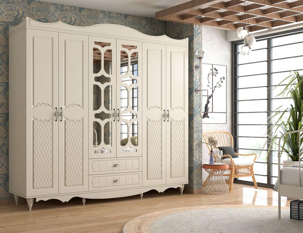 Гардеробер Hanah Home Rb-049, 210x190x52 см, беж