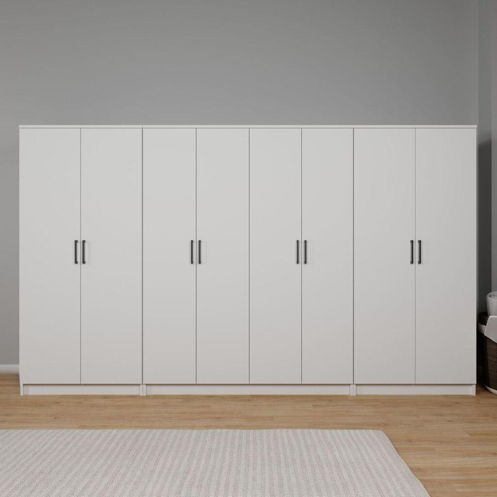 Гардеробер Hanah Home Kardelen 1600-108, 300x180x51.8 см, бела