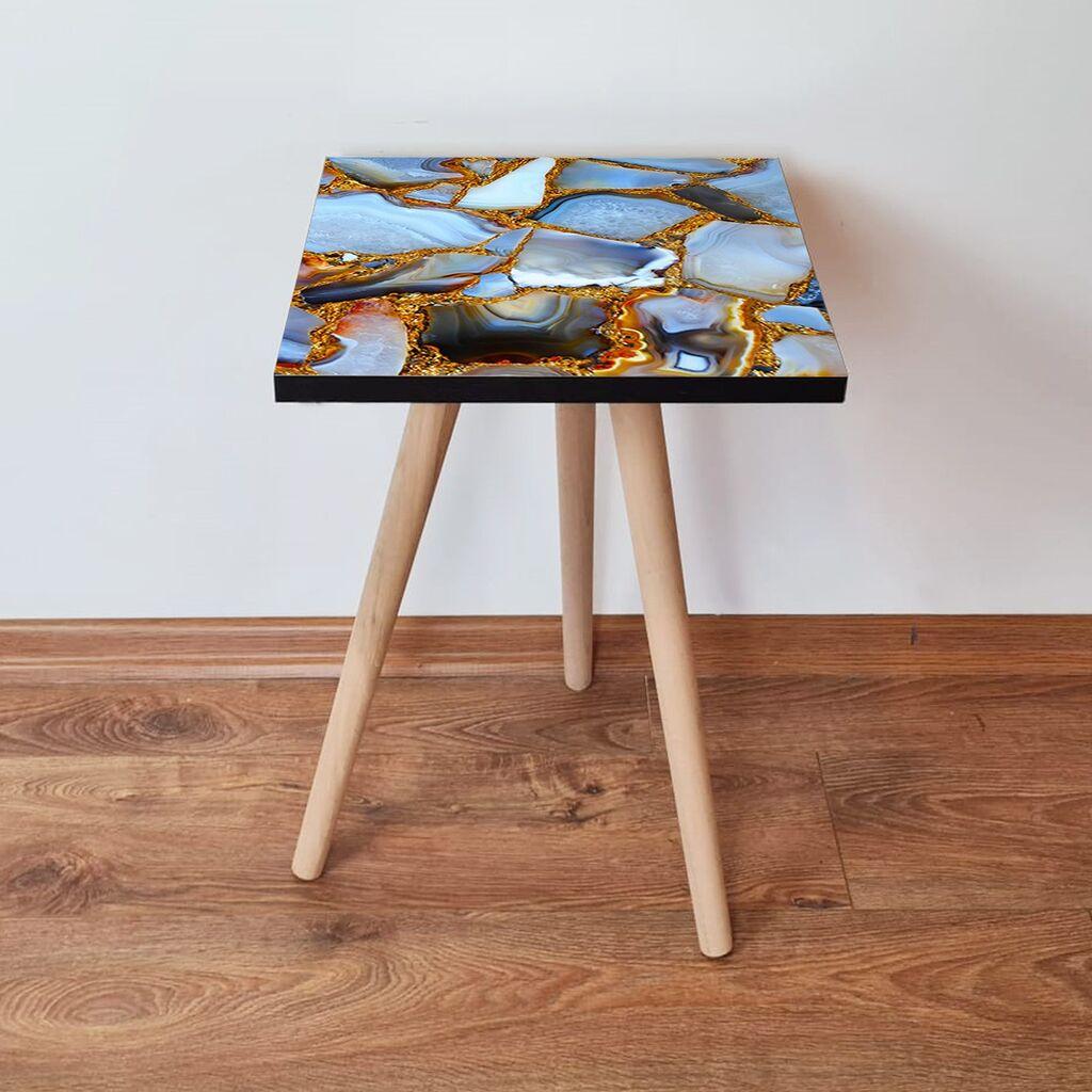 Маса Hanah Home Club Shp100, 35x42x35 см, шарена