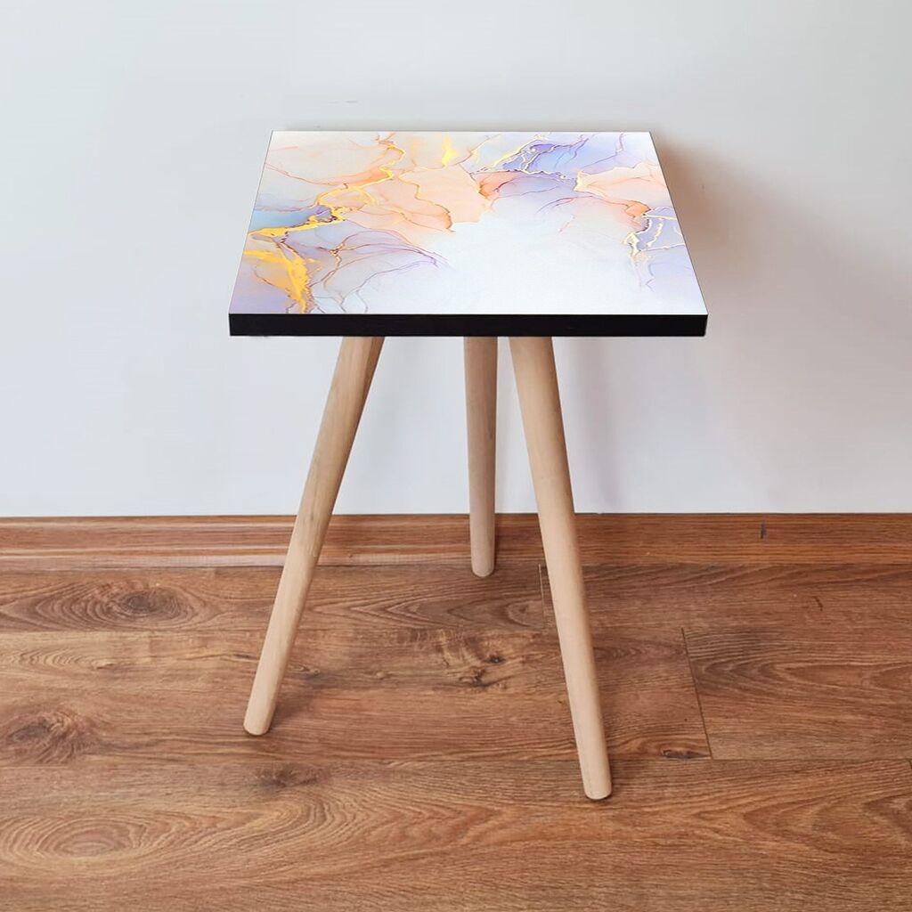 Маса Hanah Home Club Shp176, 35x42x35 см, шарена