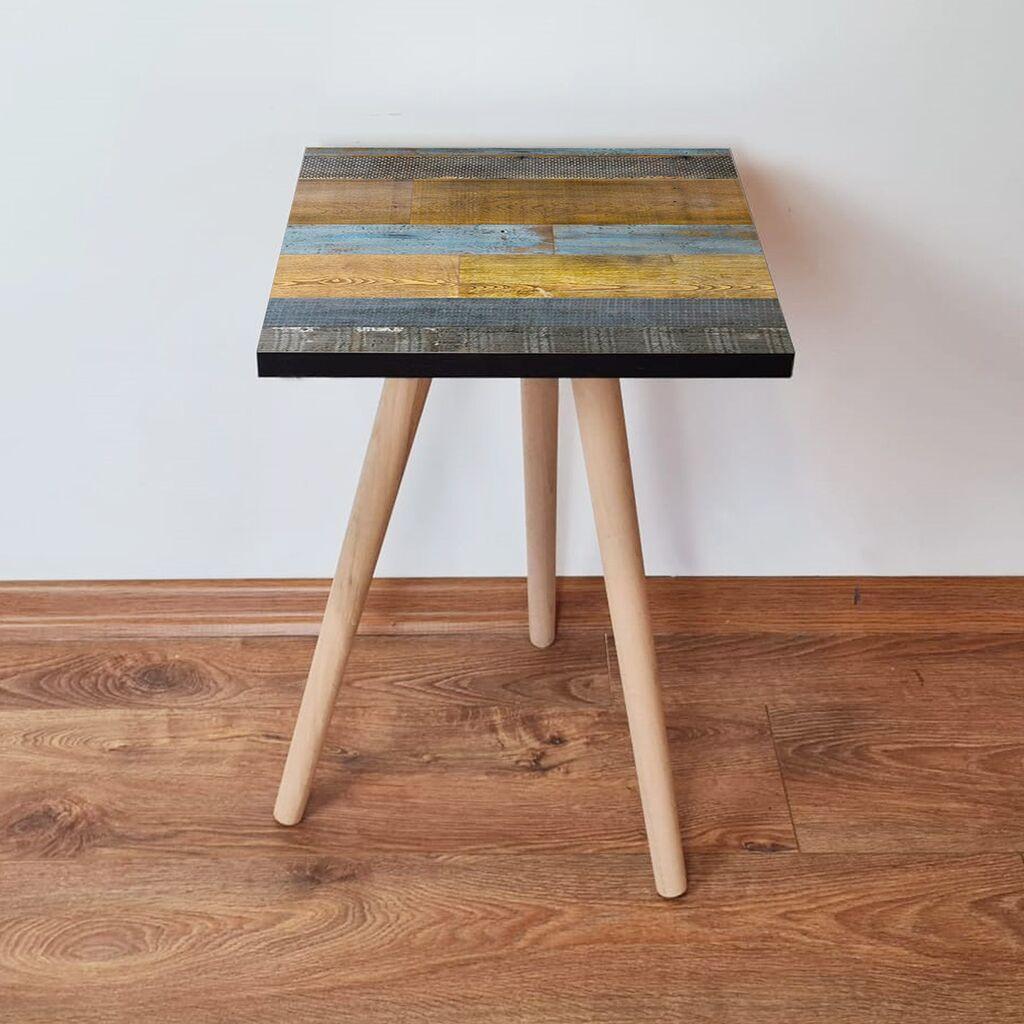 Маса Hanah Home Club Shp2, 35x42x35 см, шарена