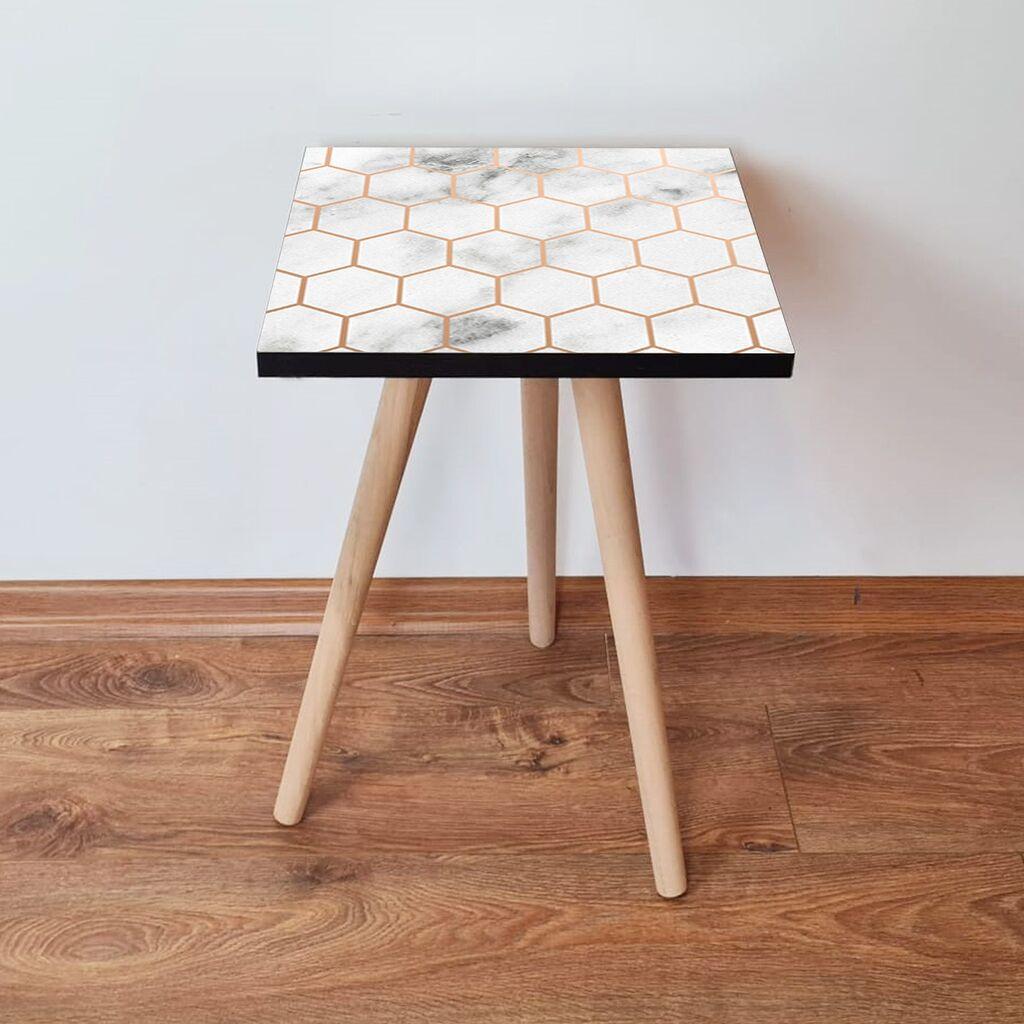 Маса Hanah Home Club Shp397, 35x42x35 см, бела