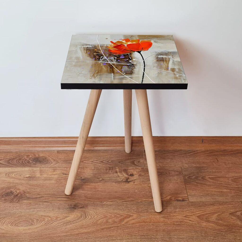 Маса Hanah Home Club Shp302, 35x42x35 см, шарена