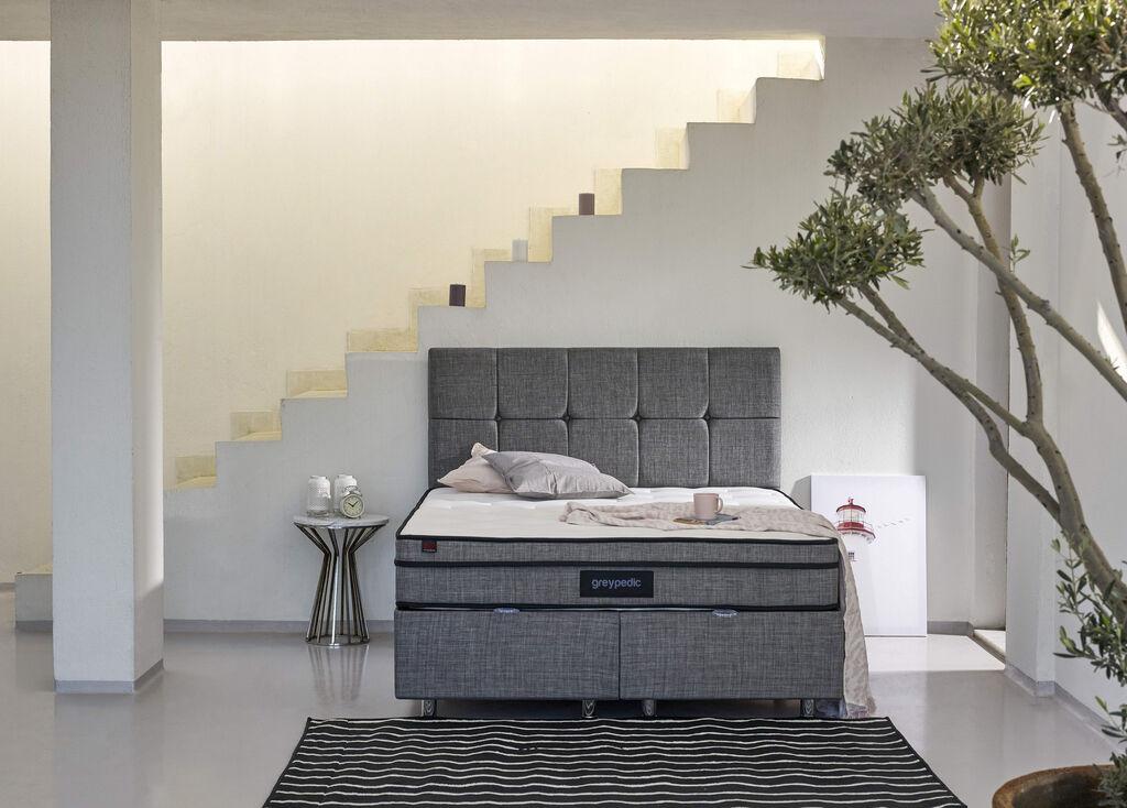 Душек Hanah Home Greypedic, 140x190 см, бел