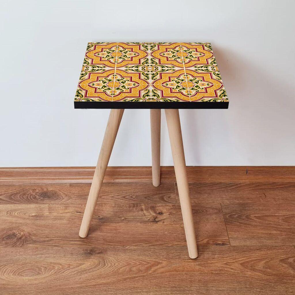 Маса Hanah Home Club Shp27, 35x42x35 см, шарена