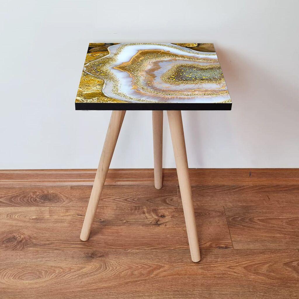 Маса Hanah Home Club Shp78, 35x42x35 см, шарена