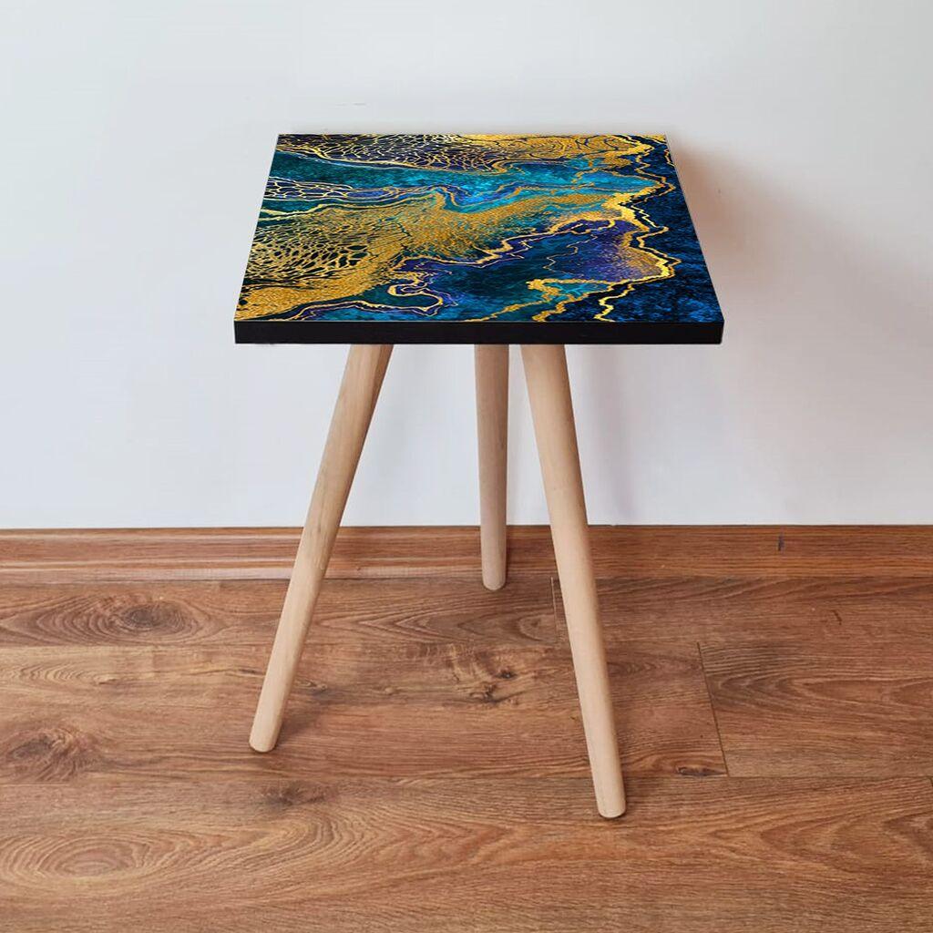 Маса Hanah Home Club Shp91, 35x42x35 см, шарена