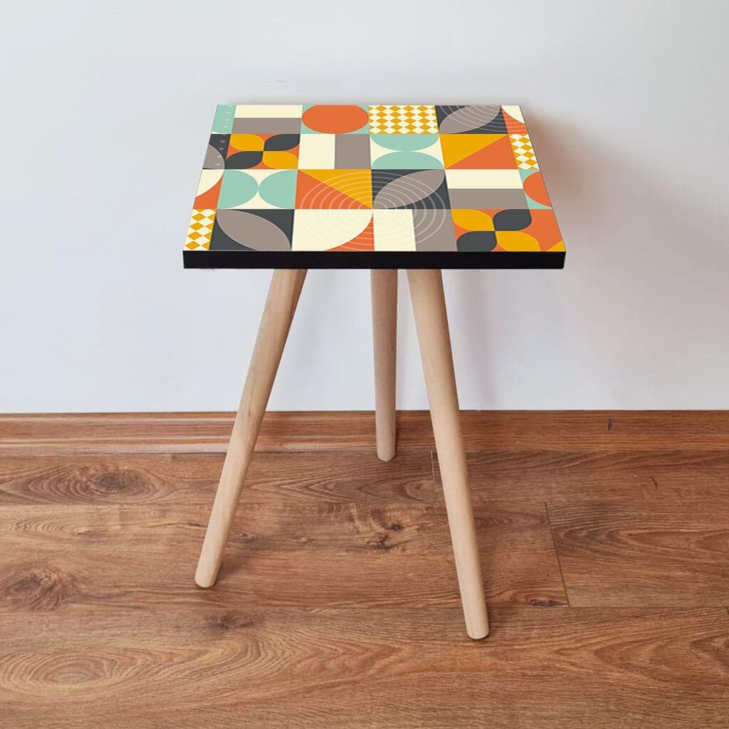 Маса Hanah Home Club Shp322, 35x42x35 см, шарена