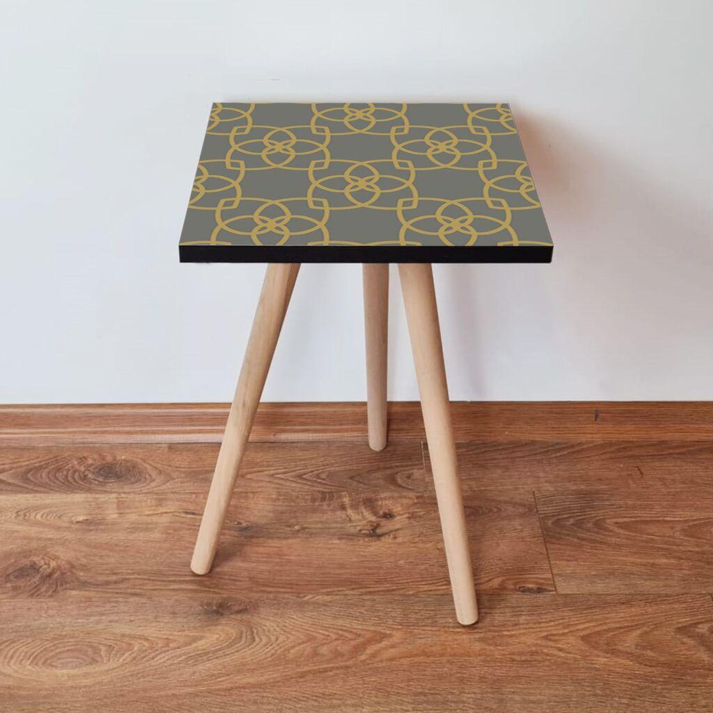 Маса Hanah Home Club Shp135, 35x42x35 см, сива