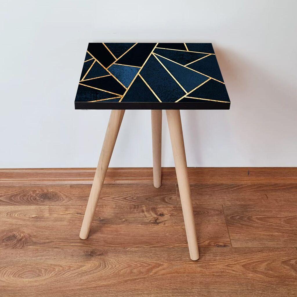 Маса Hanah Home Club Shp321, 35x42x35 см, темно сина