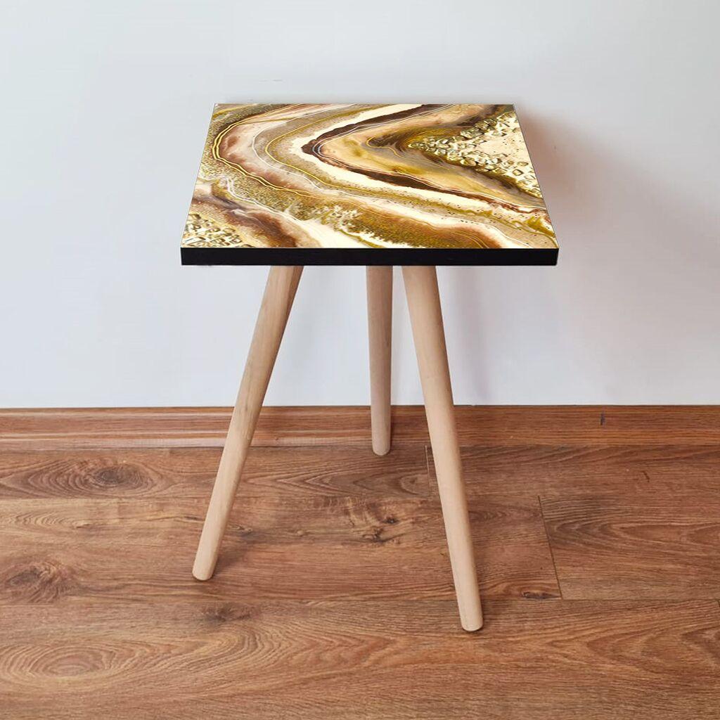 Маса Hanah Home Club Shp295, 35x42x35 см, шарена