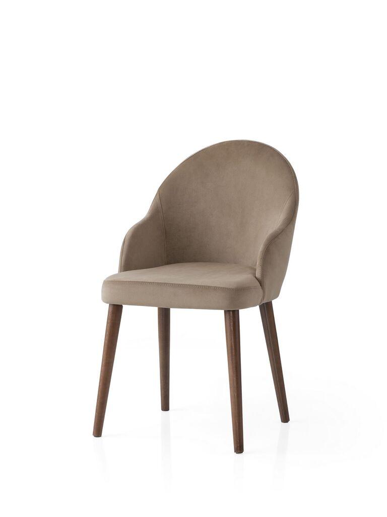 Комплет столчиња Hanah Home Coco-4801, 63x56x103.5 см, 2 парчиња, крем
