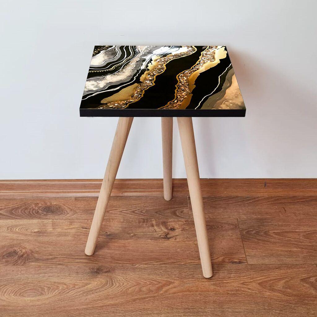 Маса Hanah Home Club Shp109, 35x42x35 см, црна