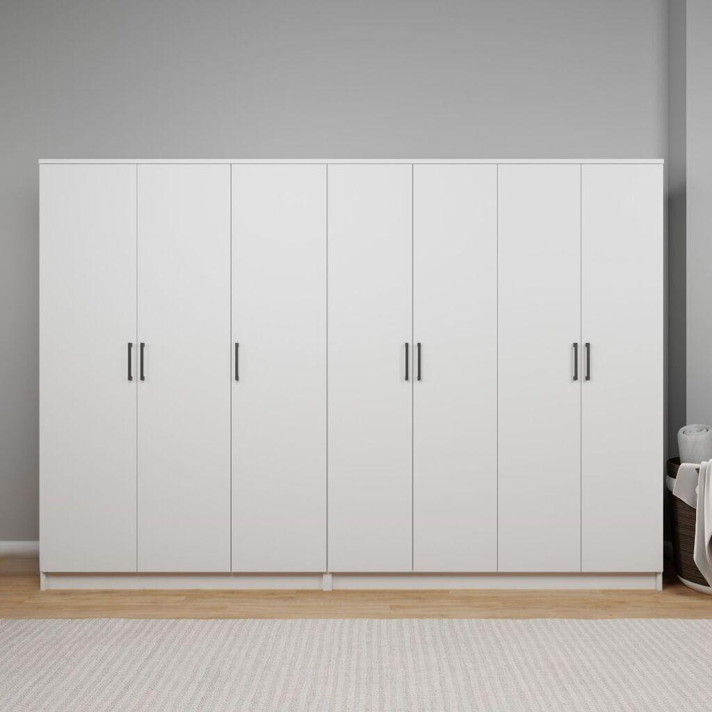 Гардеробер Hanah Home Kardelen 1600-106, 280x180x51.8 см, бела