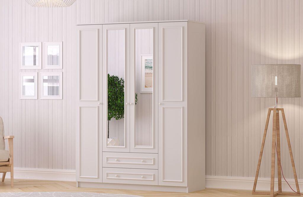 Гардеробер Hanah Home Rb-186-03, 140x210x52 см, бел