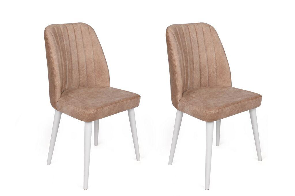 Комплет столчиња Hanah Home Alfa-492 V2, 62x75x51.5 см, 2 парчиња, црна