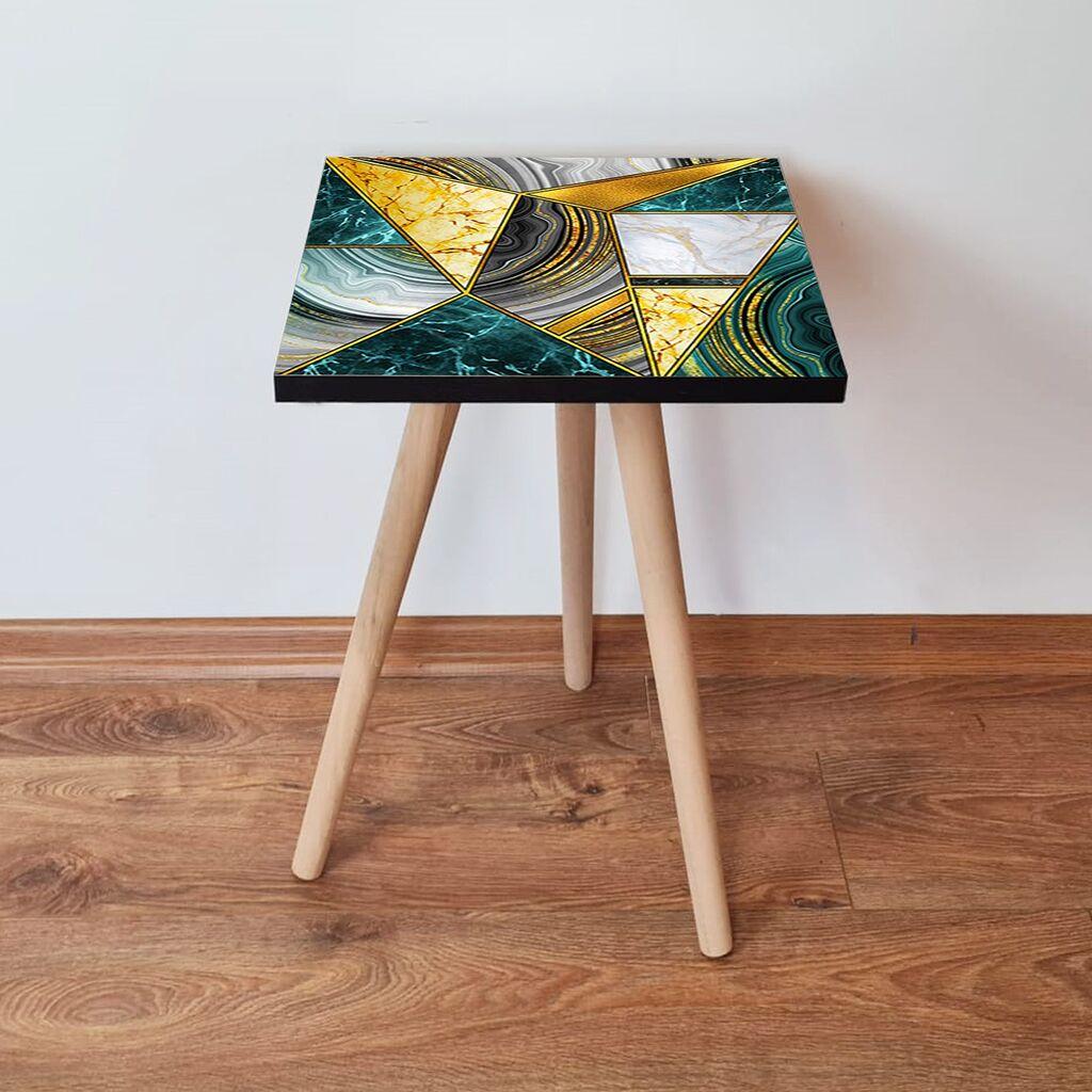 Маса Hanah Home Club Shp85, 35x42x35 см, шарена