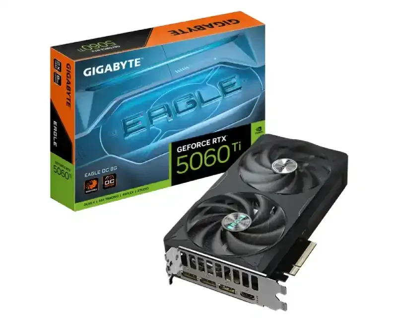 Графичка картичка Gigabyte GeForce RTX 5060 TI Eagle, OC, GV-N506TEAGLE OC-8GD, 8GB, GDDR7