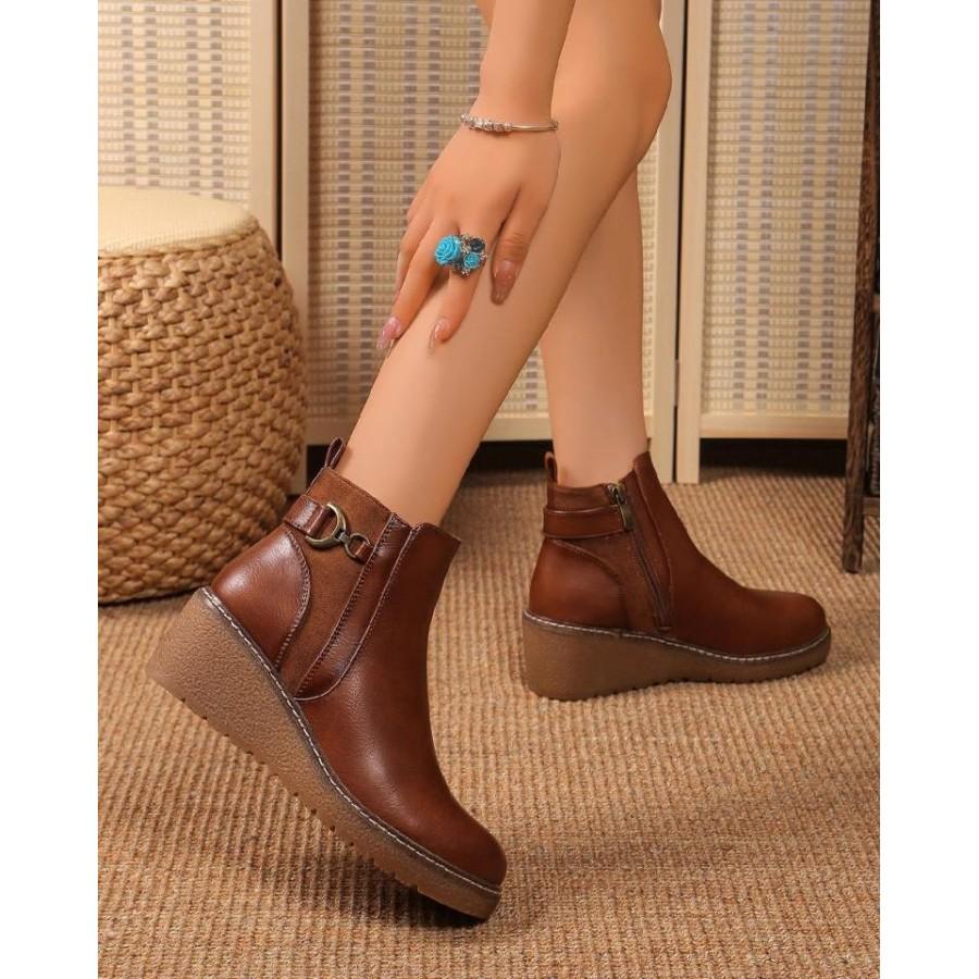 SEA SHOES Женски чизми, кафени