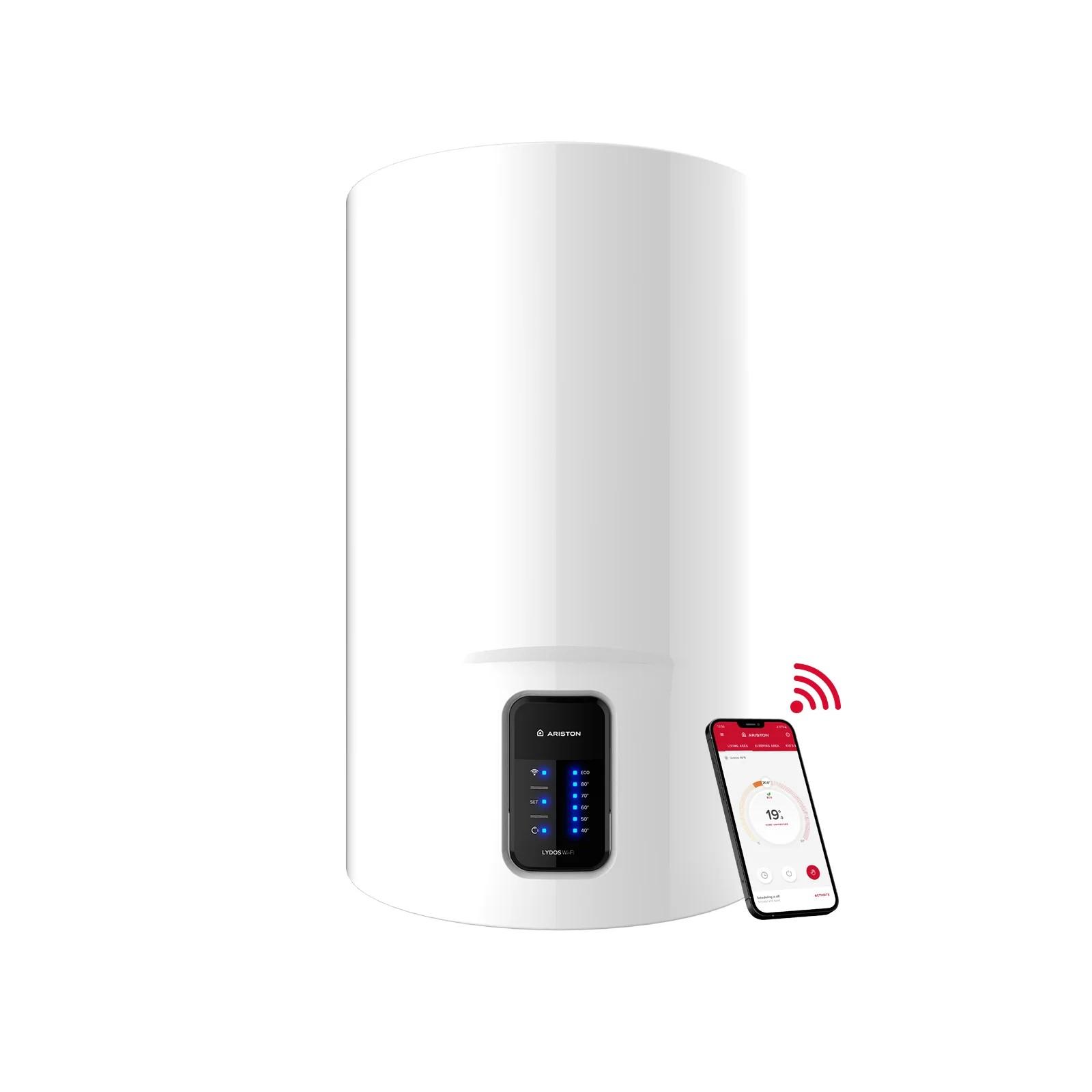 ARISTON Бојлер LIDOS 3201375 WIFI 80l, Бел