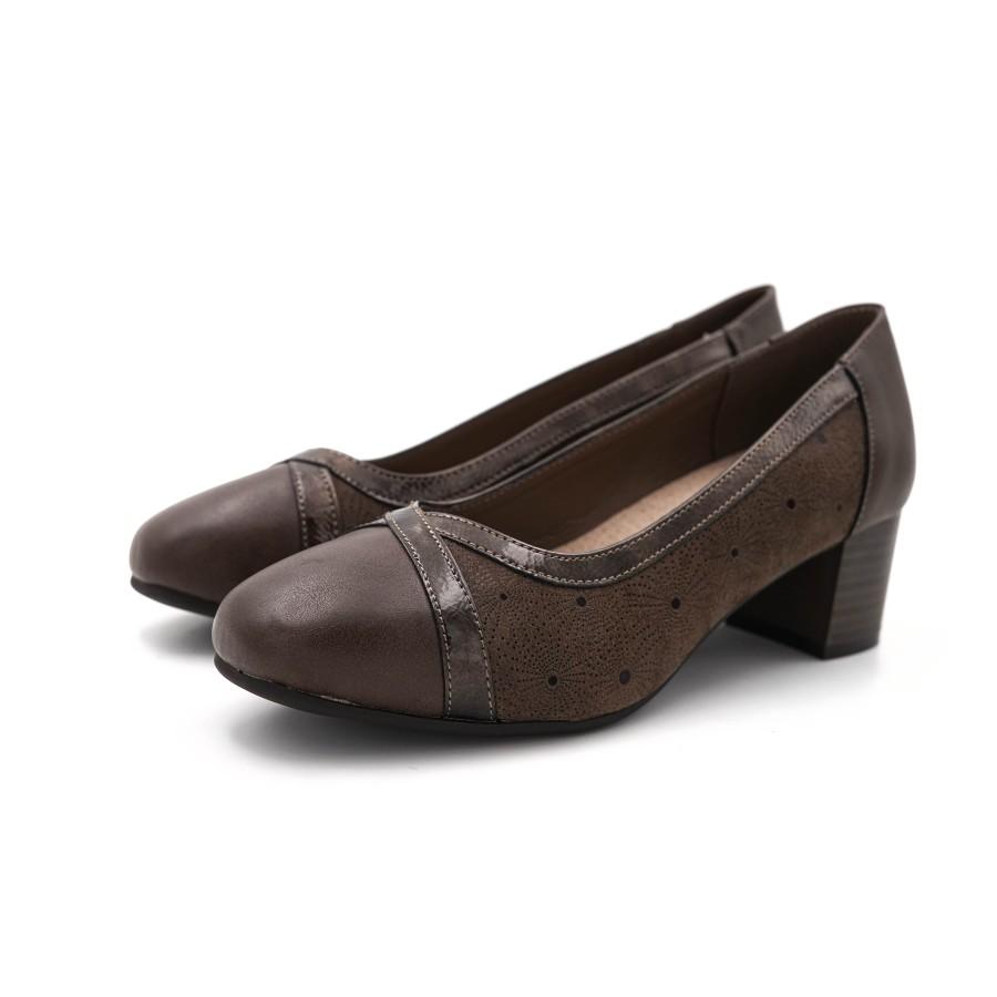 SOFT Женски чевли кафени