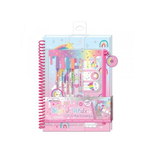 Комплет за пишување HOT FOCUS Rainbow