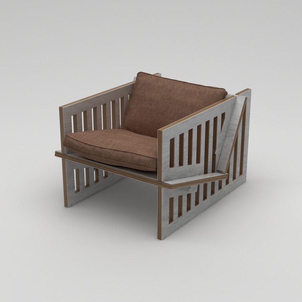 Фотелја Hanah Home Roma, 74x57x92 см, кафеава