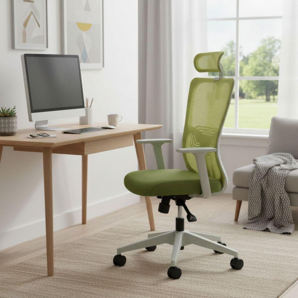 Hanah Home Office стол Lumbar 126, зелена