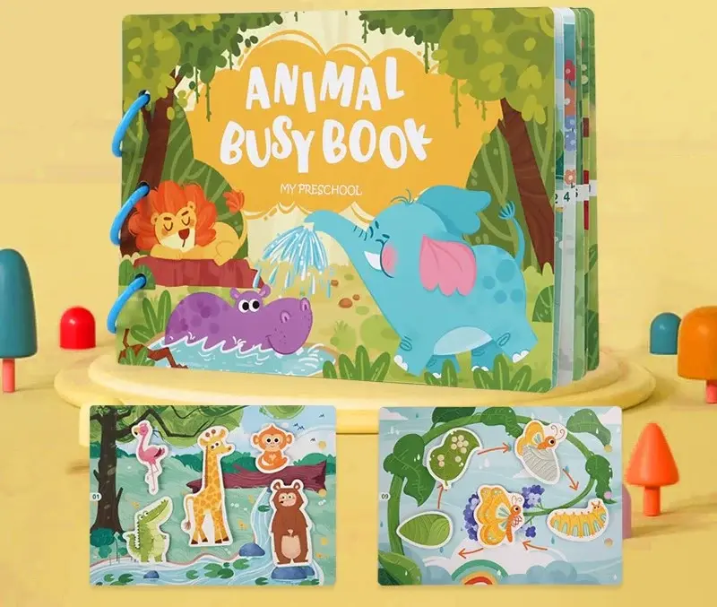 Едукативна Книга со Лепенки